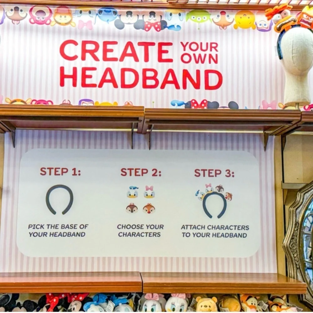Plush Character Headband - Blue and White
